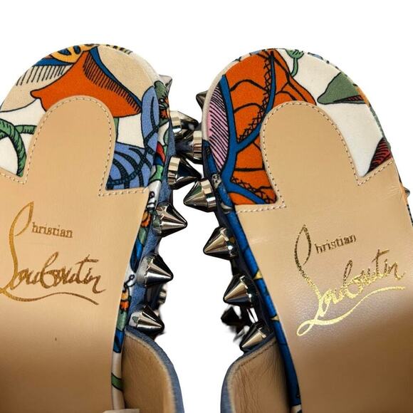 CHRISTIAN LOUBOUTIN MASSIVACTIC 160 SPIKE PLATFORM SANDALS 5/35 NEW SOLD OUT - Picture 4 of 8